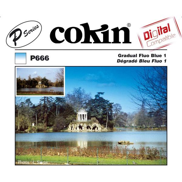Cokin Filter P666 Gradual Fluo Blue 1