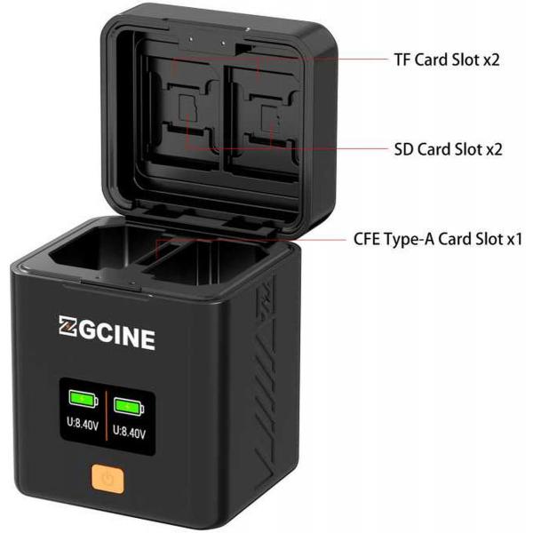 ZGCINE Charger voor Sony NP-FZ100