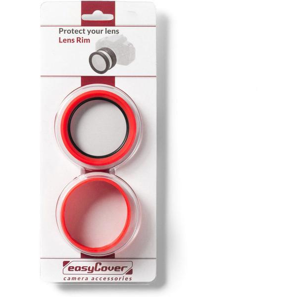 Lens Rim For 52mm Red