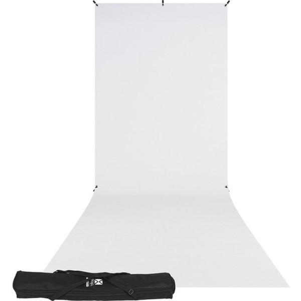 Westcott X-Drop Backdrop Kit High-Key White Sweep (5' x 12')