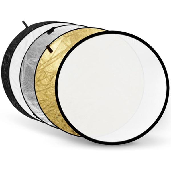 Godox réflecteur 5-in-1 Gold, Silver, Black, White, Translucent - 110cm