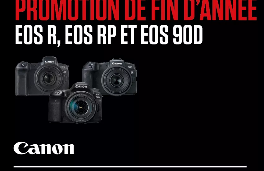 Promos de fin d'année Canon EOS R, RP et 90D
