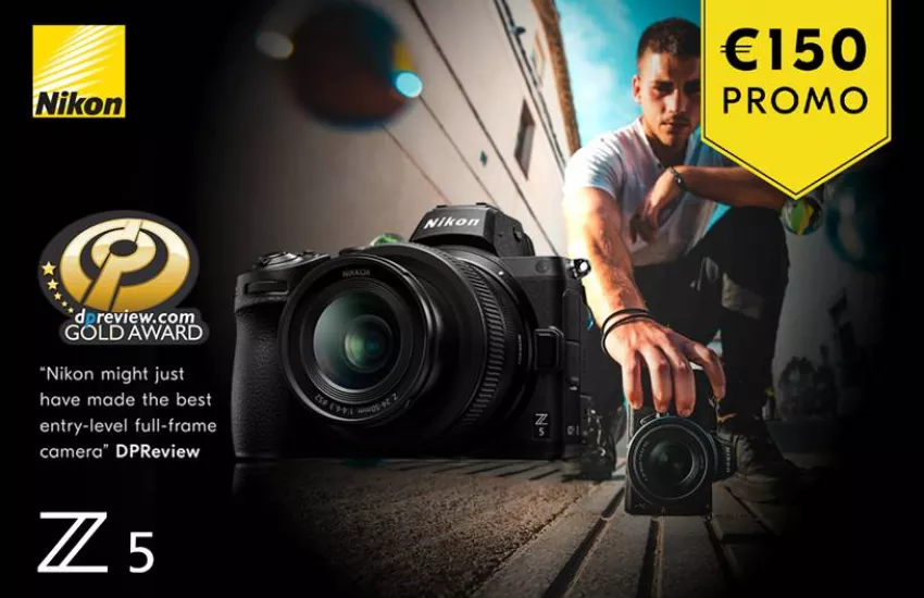 Nikon: 150€ de remise à l'achat d'un Z5
